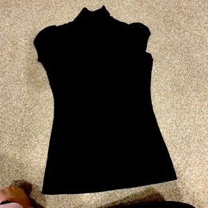 Black short sleeve turtleneck